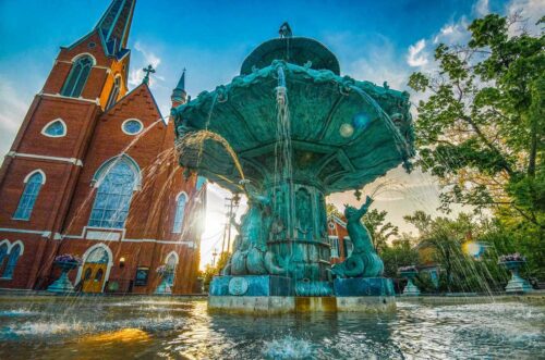 Historic Broadway Fountain